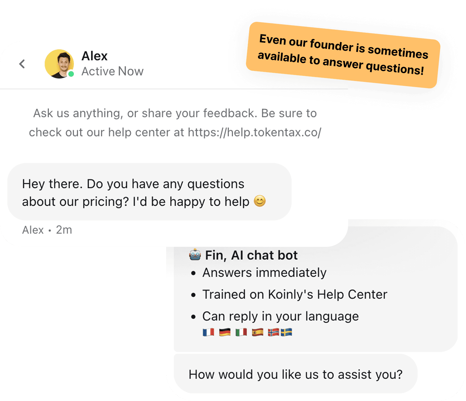 TokenTax real support